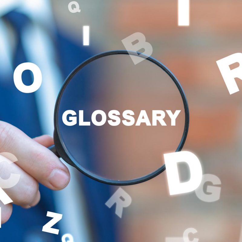 Glossary Concept. Search Information, Web Guide, Dictionary, Vocabulary.